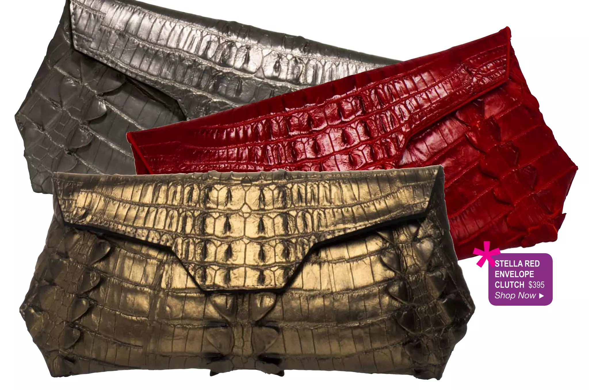 *
StellA red
enveloPe
ClutCh $395
Shop Now 
 