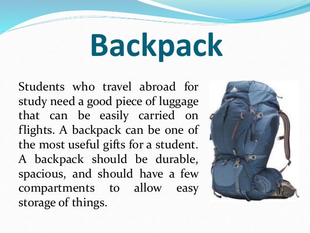 Gift ideas for students studying abroad