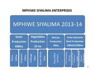 Gift mafuleka :cutting edge agric value chain financing | PPTX