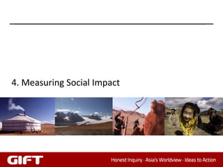4. Measuring Social Impact




                             25
 