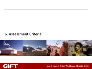 6. Assessment Criteria




                         48
 