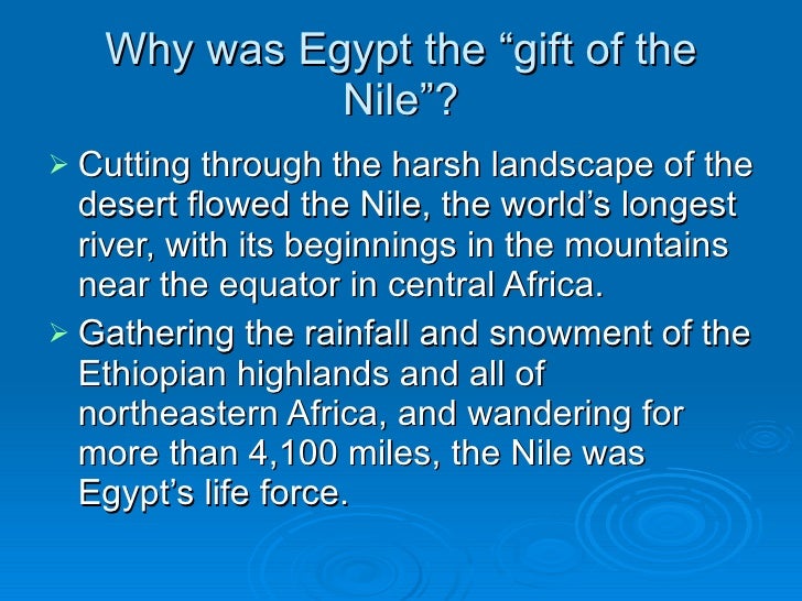 Gift of the nile the myths of egypt