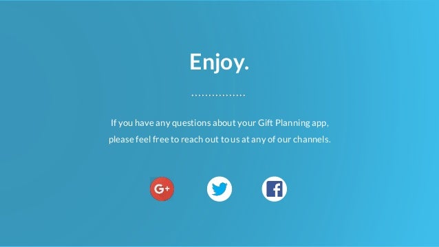 gift planning slideshare slideshare app