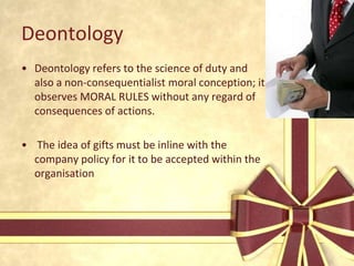 Code of EthicsCode of ethics: set of principles of behavior within an organization that guide decision making and behavior.Purpose: To improve ethical culture in an organisation