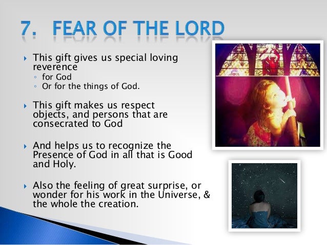 fear of god gift of the holy spirit
