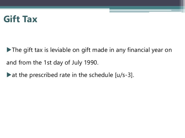 gift tax presentation
