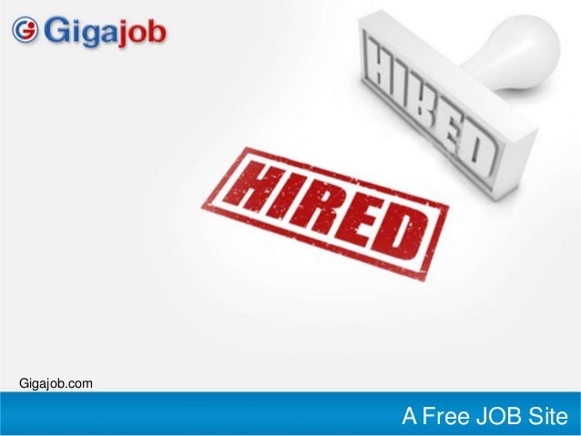 gigajob com free job site for job seekers and recruiters free job site for job seekers