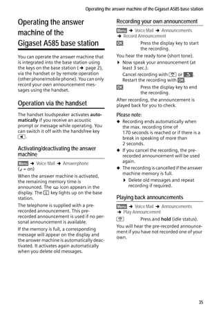 Gigaset a580 a585 guide | PDF