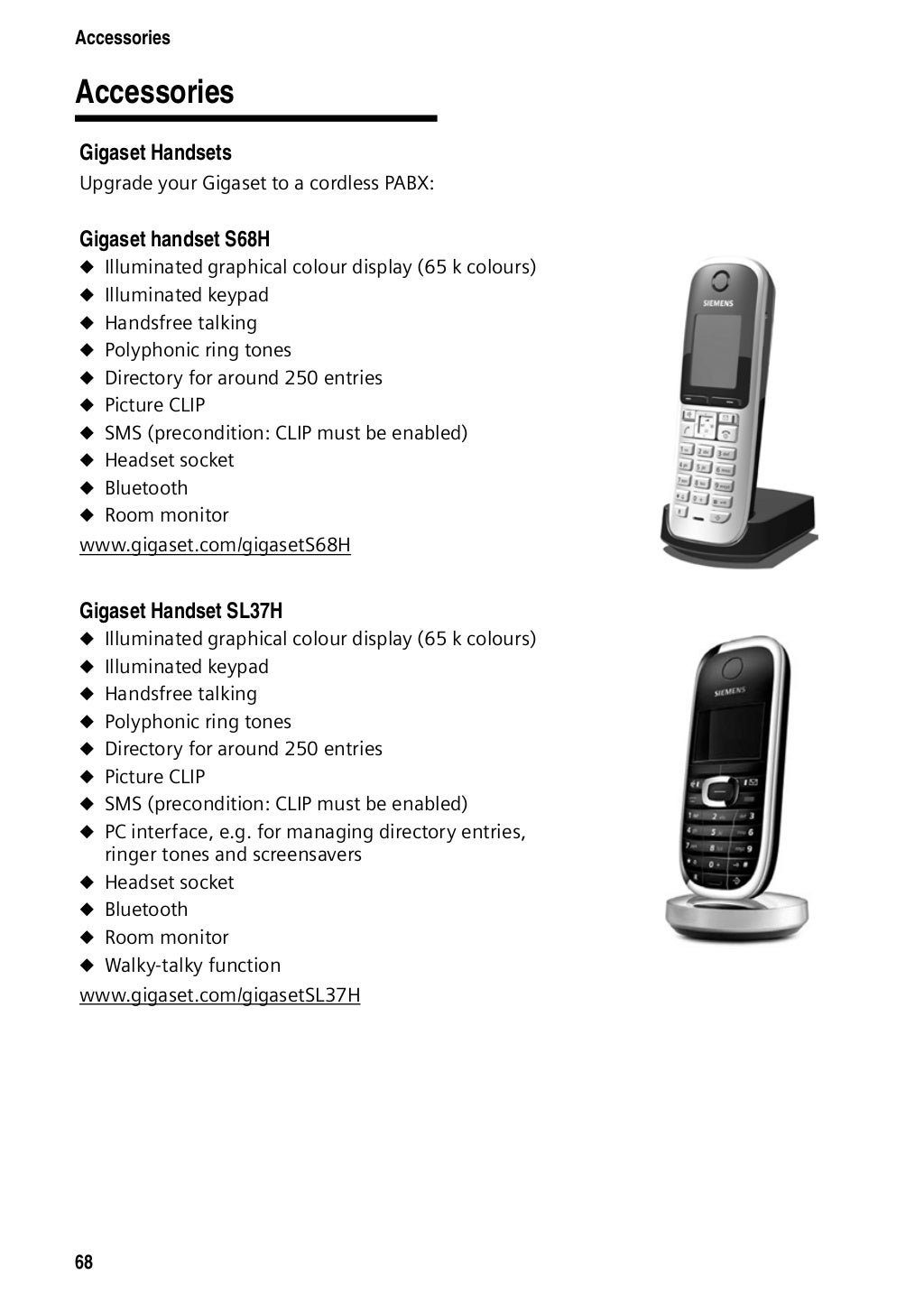 Gigaset s680 s685 telephone user guide