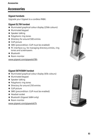 Siemens Gigaset Designer Digital Cordless Phone with Color Display,  Bluetooth Connectivity and Answering System (SL785)
