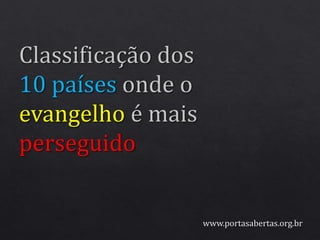 Perseguição Cristã