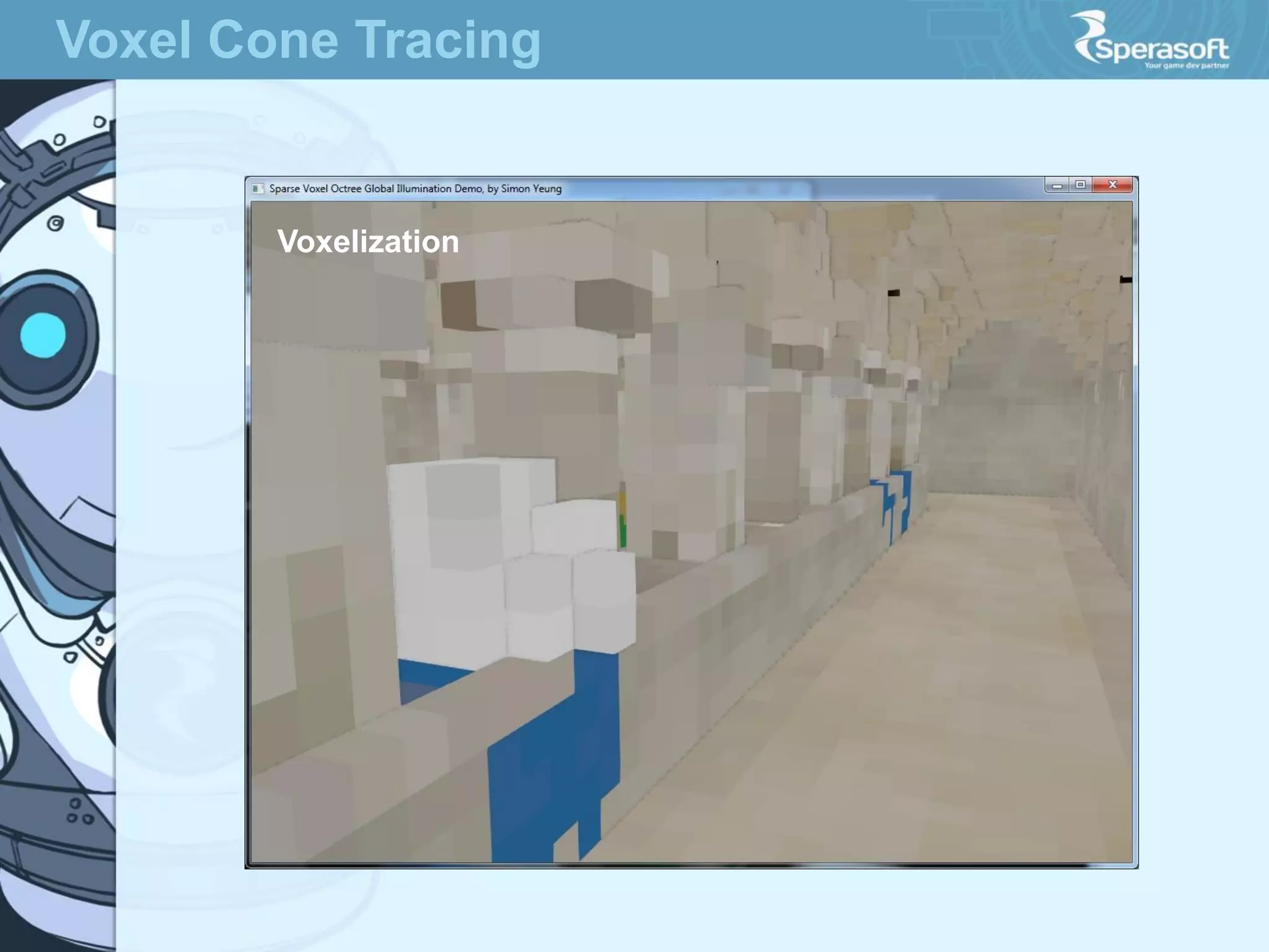 Voxel Cone Tracing

Voxelization

 