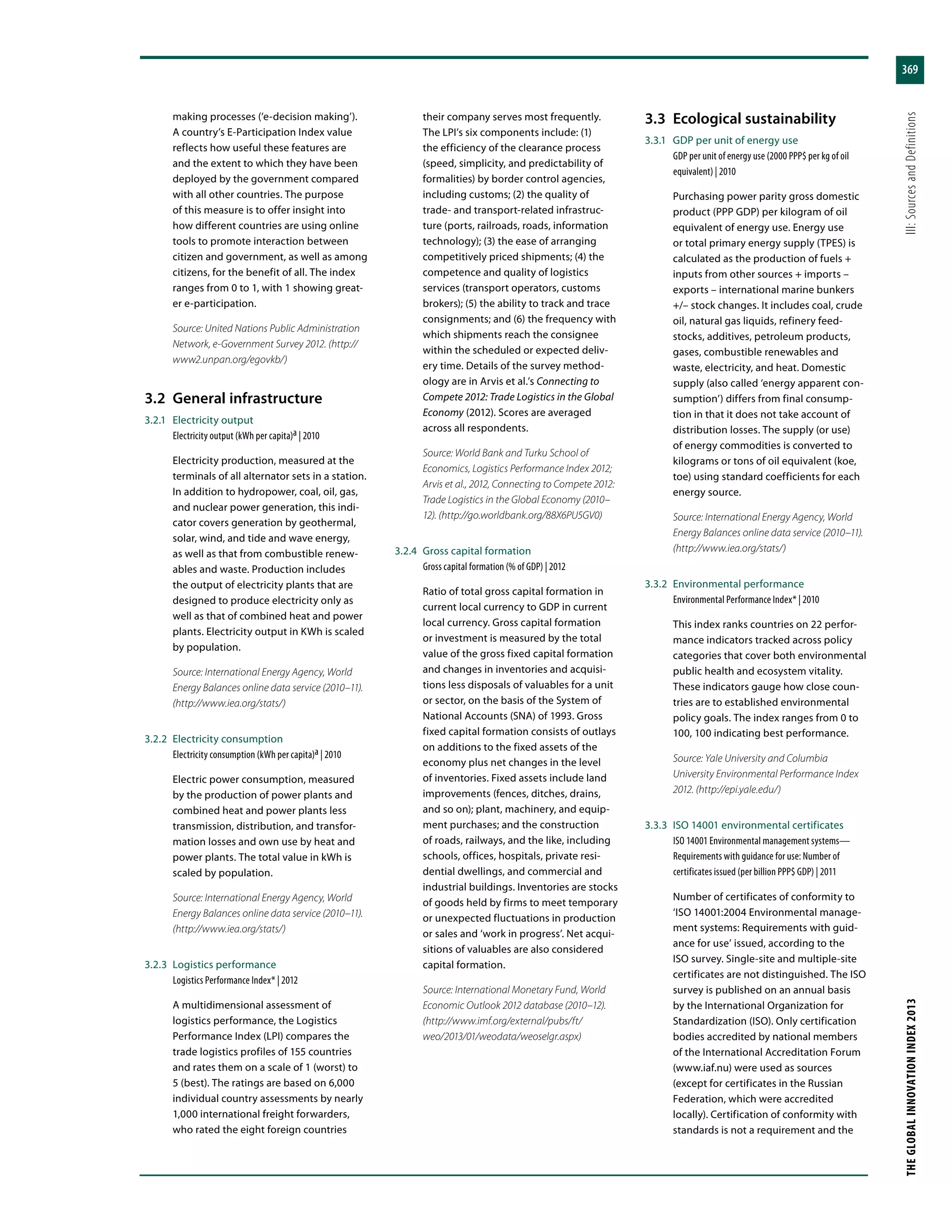 Global Innovation Index 2013