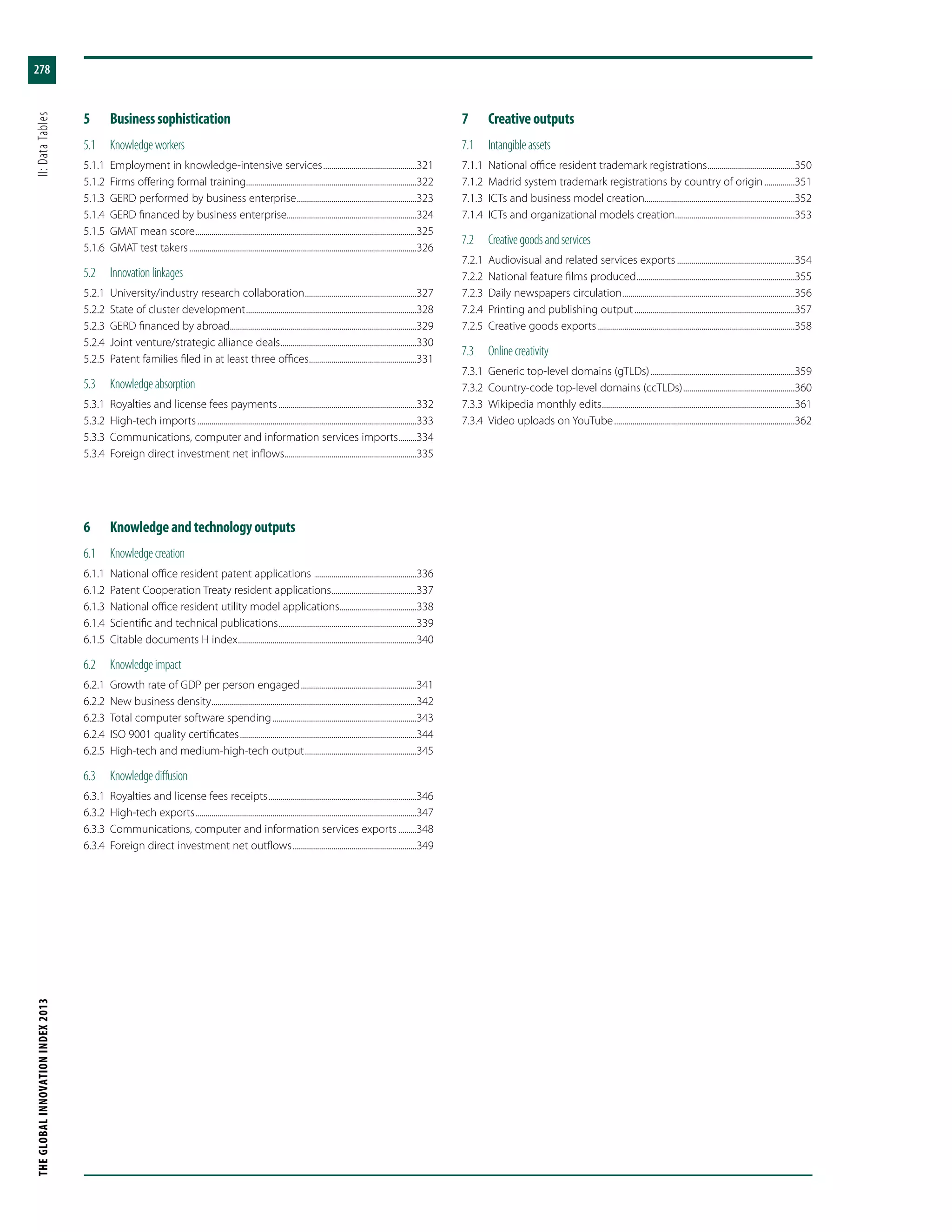 The Global Innovation Index 2013