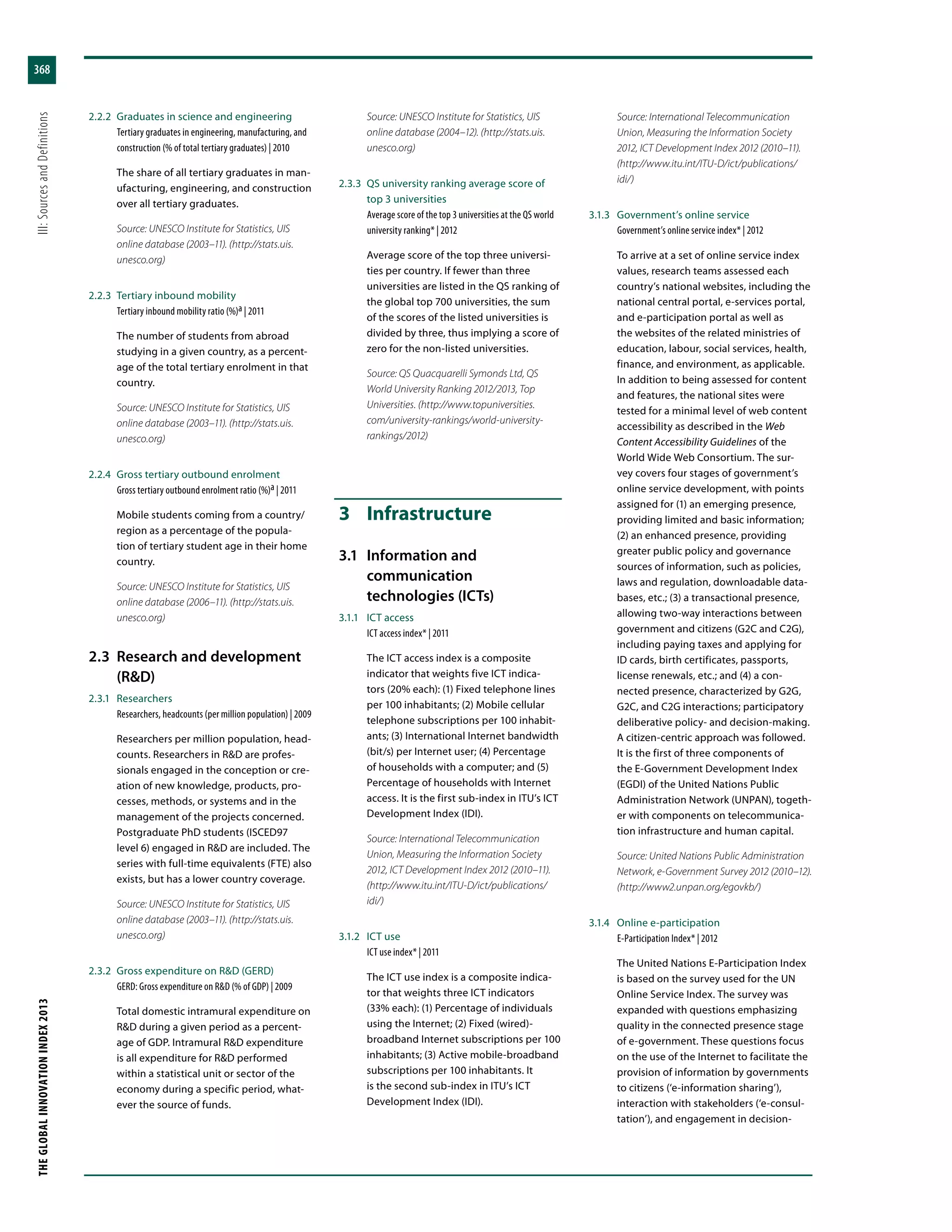 The Global Innovation Index 2013