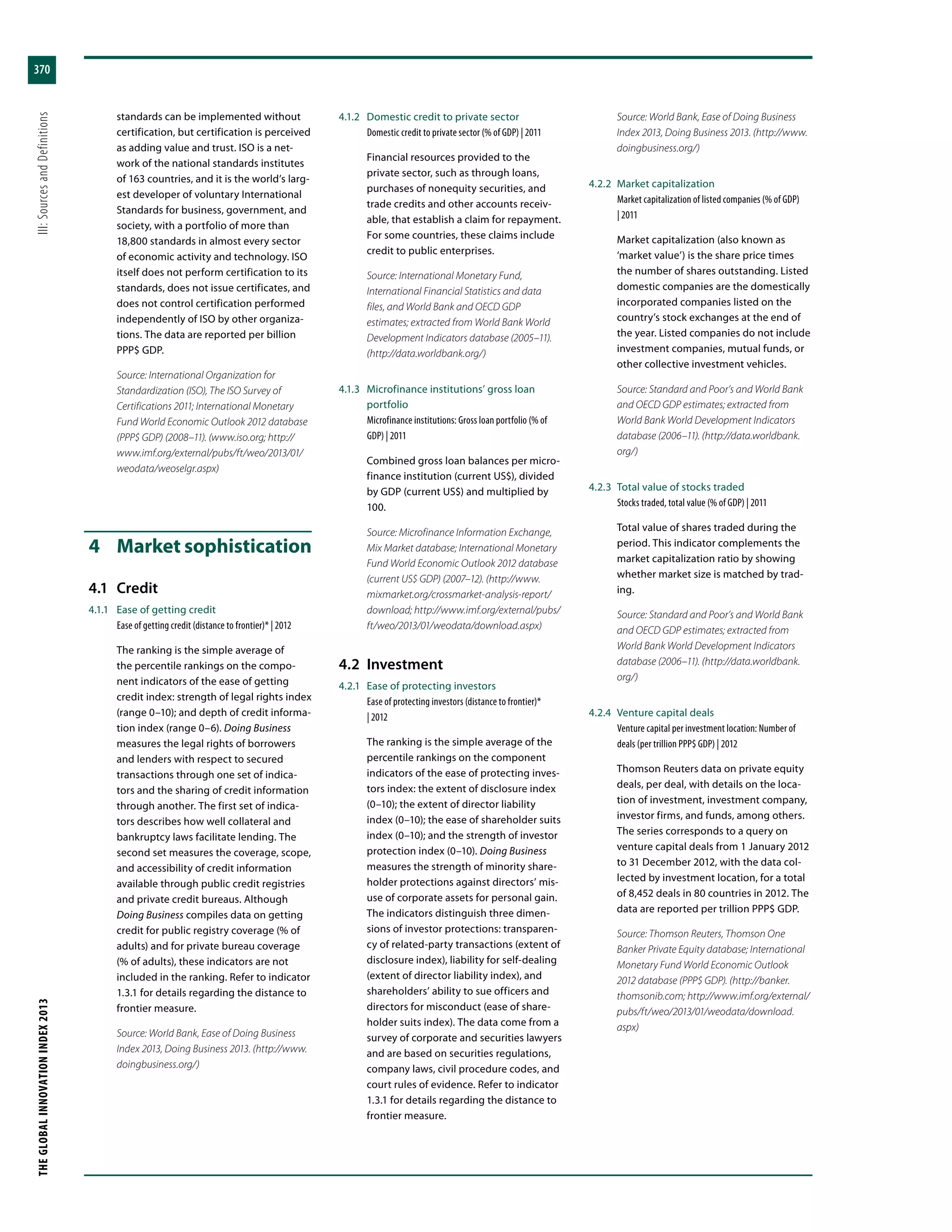 The Global Innovation Index 2013