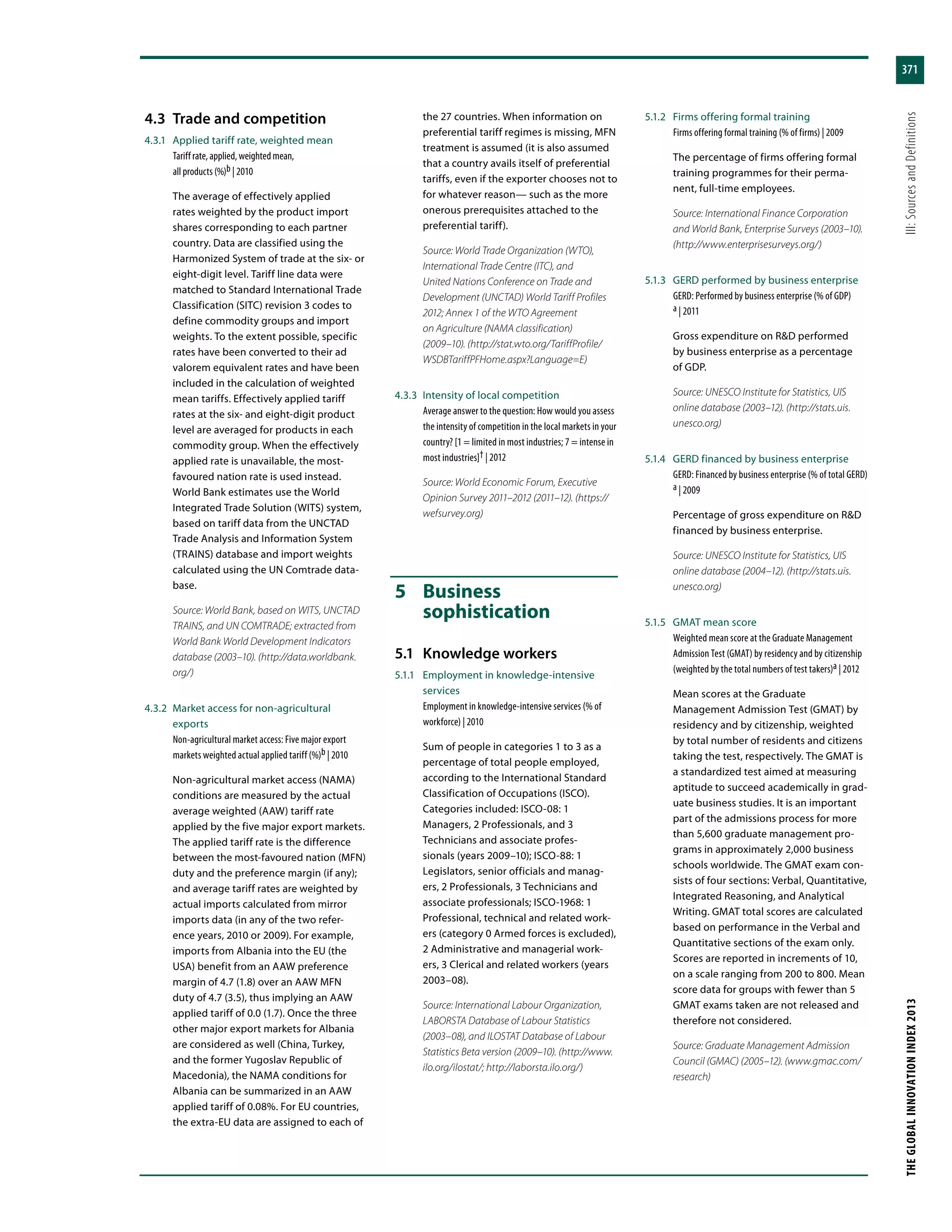 The Global Innovation Index 2013