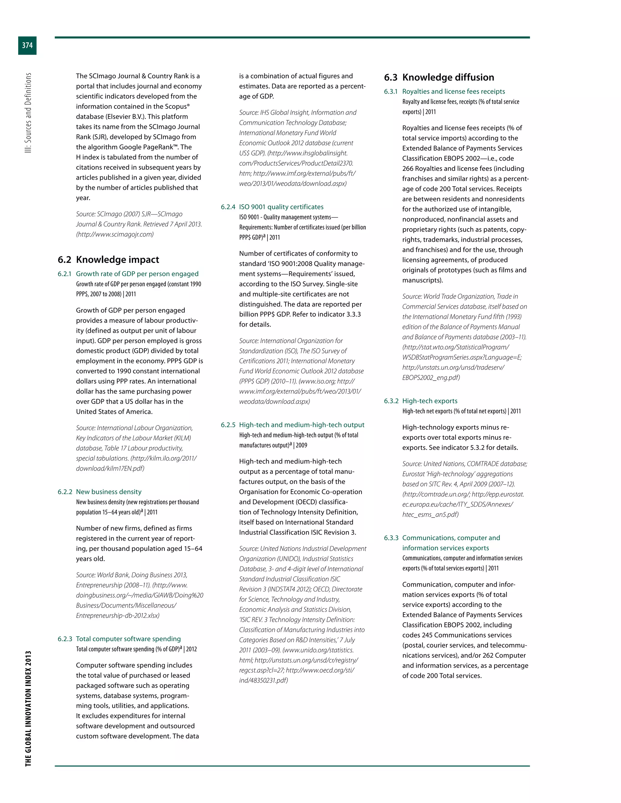 The Global Innovation Index 2013