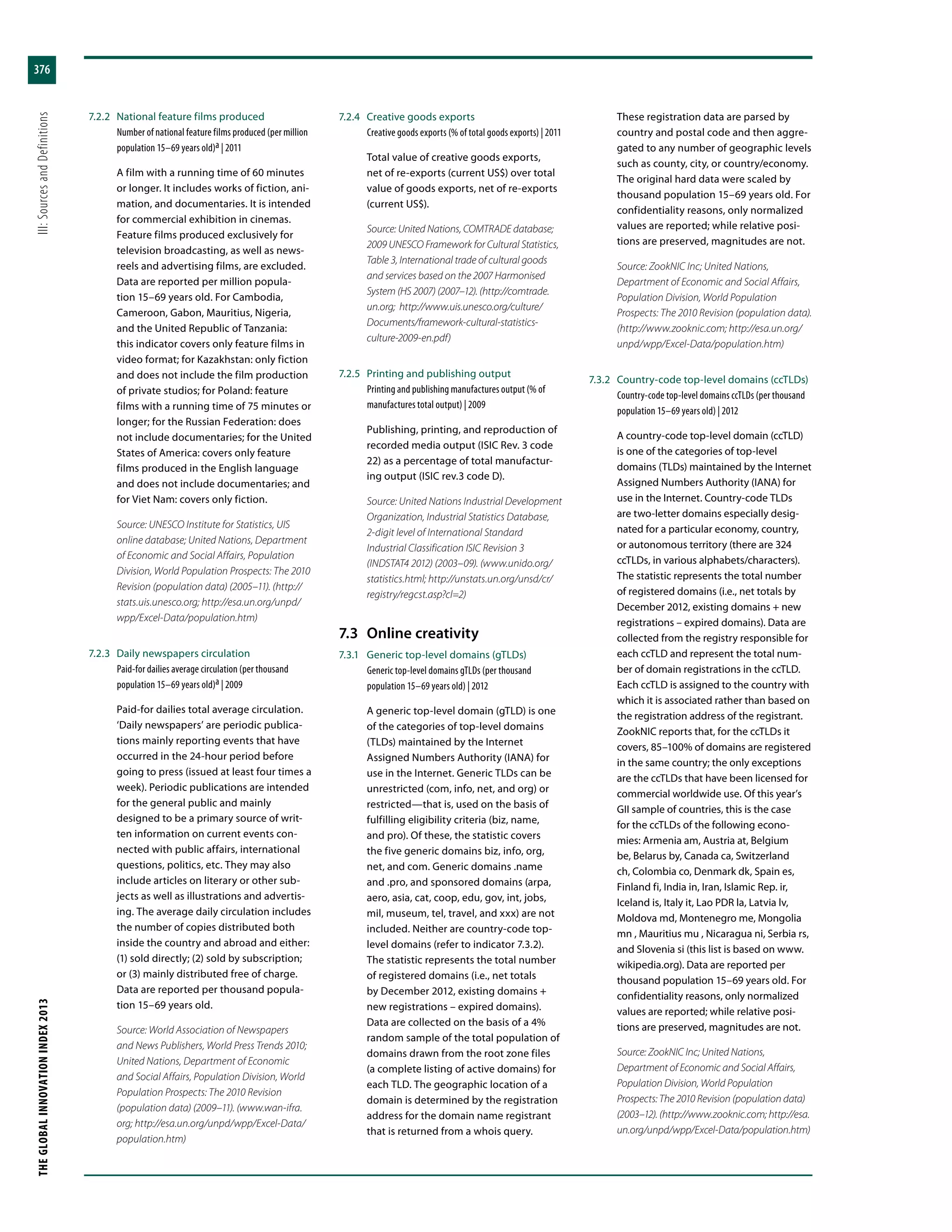 The Global Innovation Index 2013