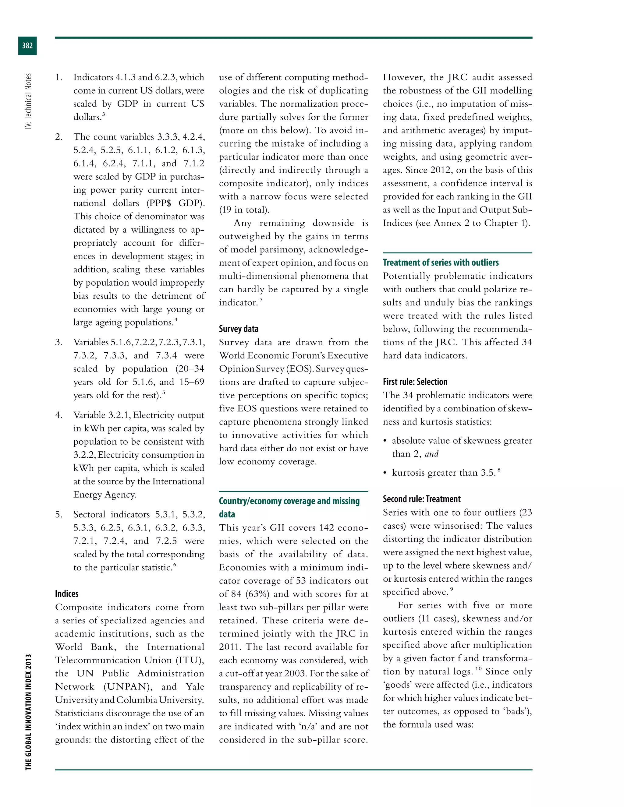 The Global Innovation Index 2013