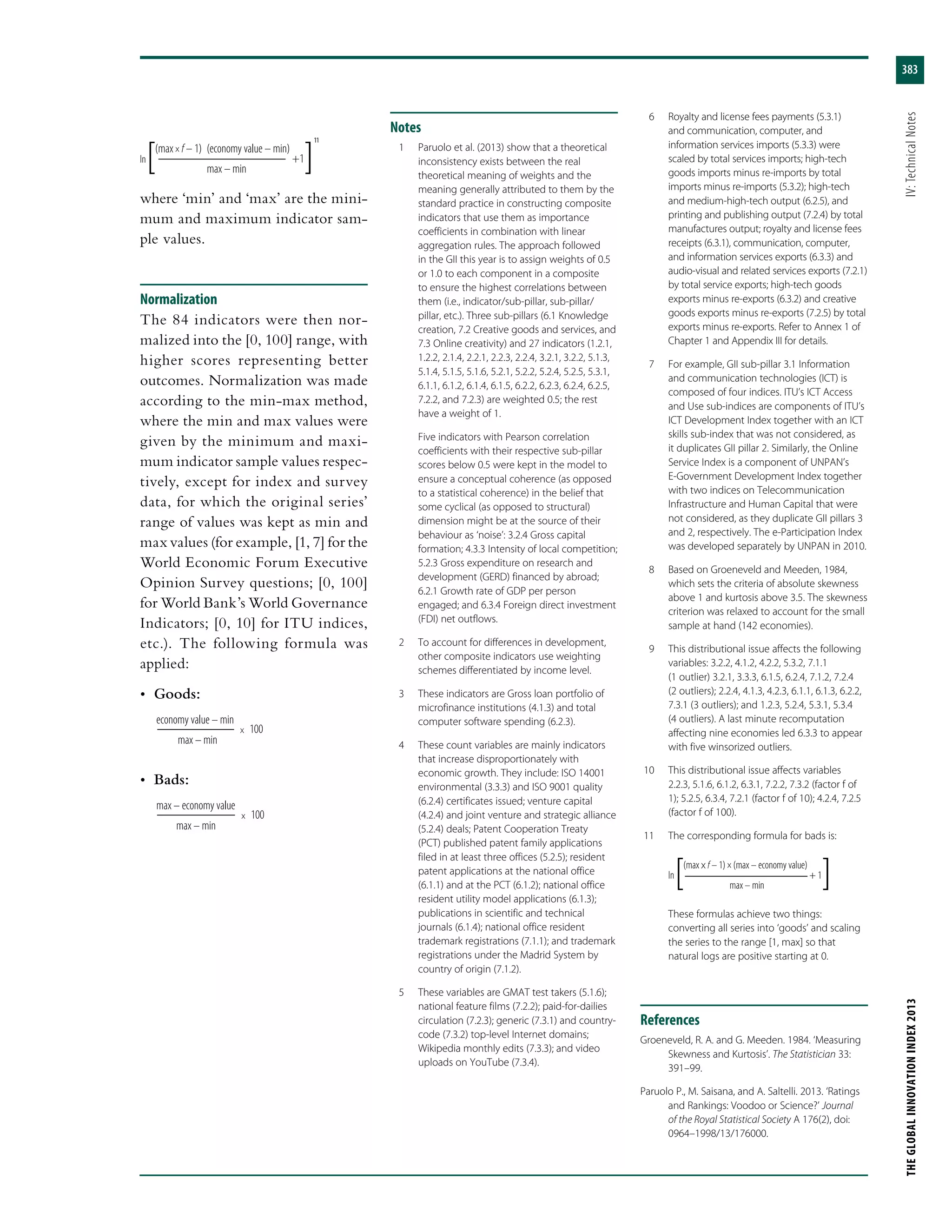 The Global Innovation Index 2013