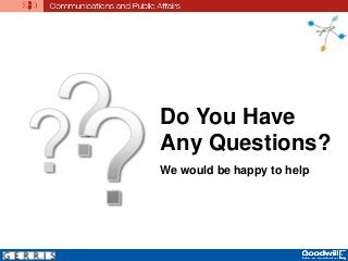 We would be happy to help
Do You Have
Any Questions?
 