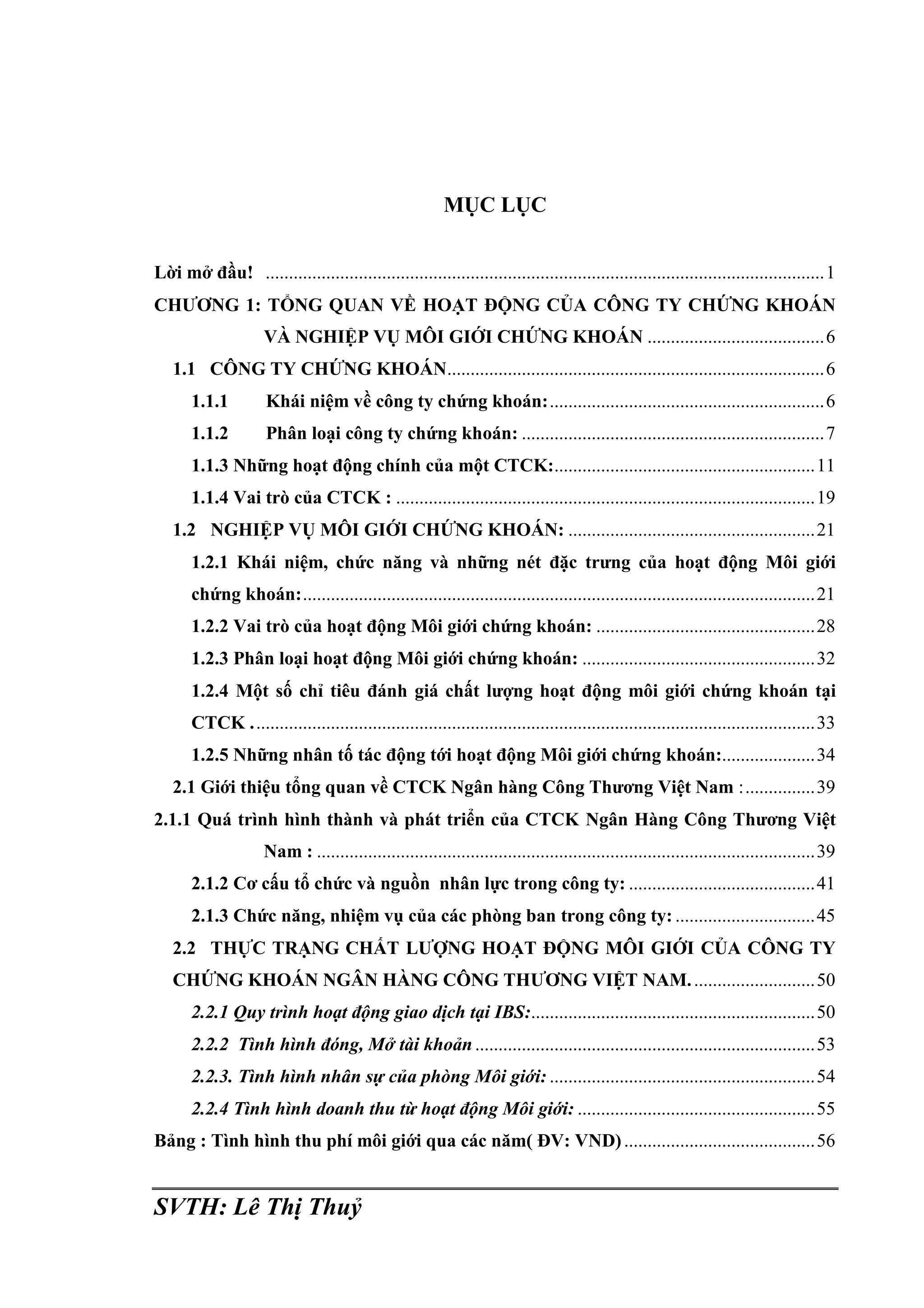 Giải Pháp Nâng Cao Chất Lượng Hoạt Động Môi Giới Chứng Khoán Tại Công Ty |  DOC