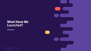 TwitchCon 2018 San Jose, California
What Have We
Launched?
 