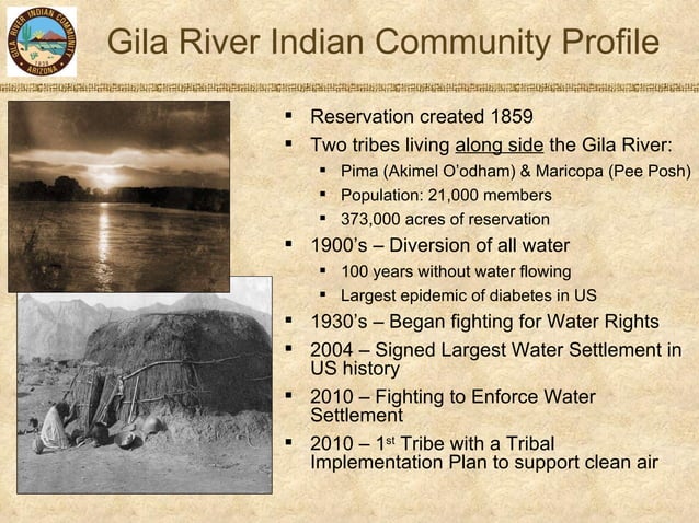 Gila River Indian Community and NGS Impacts | PPT