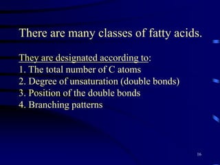 14Membrane Liability  (turnover)Rapid turnover  Provides biomarkers for viable biomassVIABLENON-VIABLEOO || ||H2COCH2COCOOphospholipase||||||cell deathC O CHC O CH|O|||H2 C O HH2 C O P O CH2CN+ H3|Neutral lipid, ~DGFAO-Polar lipid, ~ PLFA