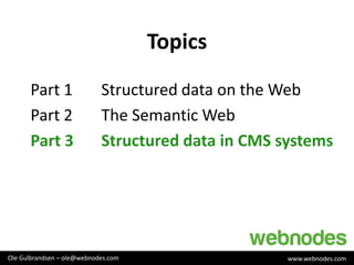 The value of structured data