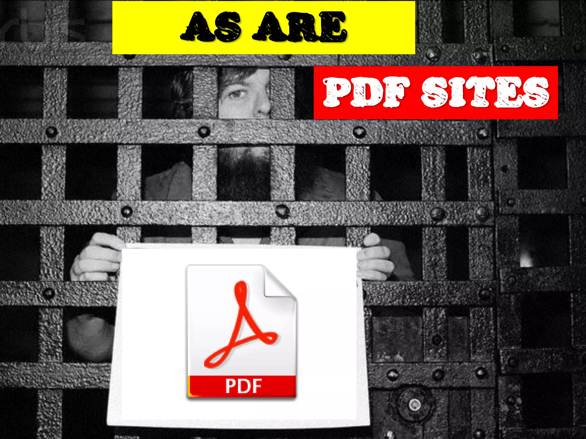 AS ARE
     PDF SITES
 