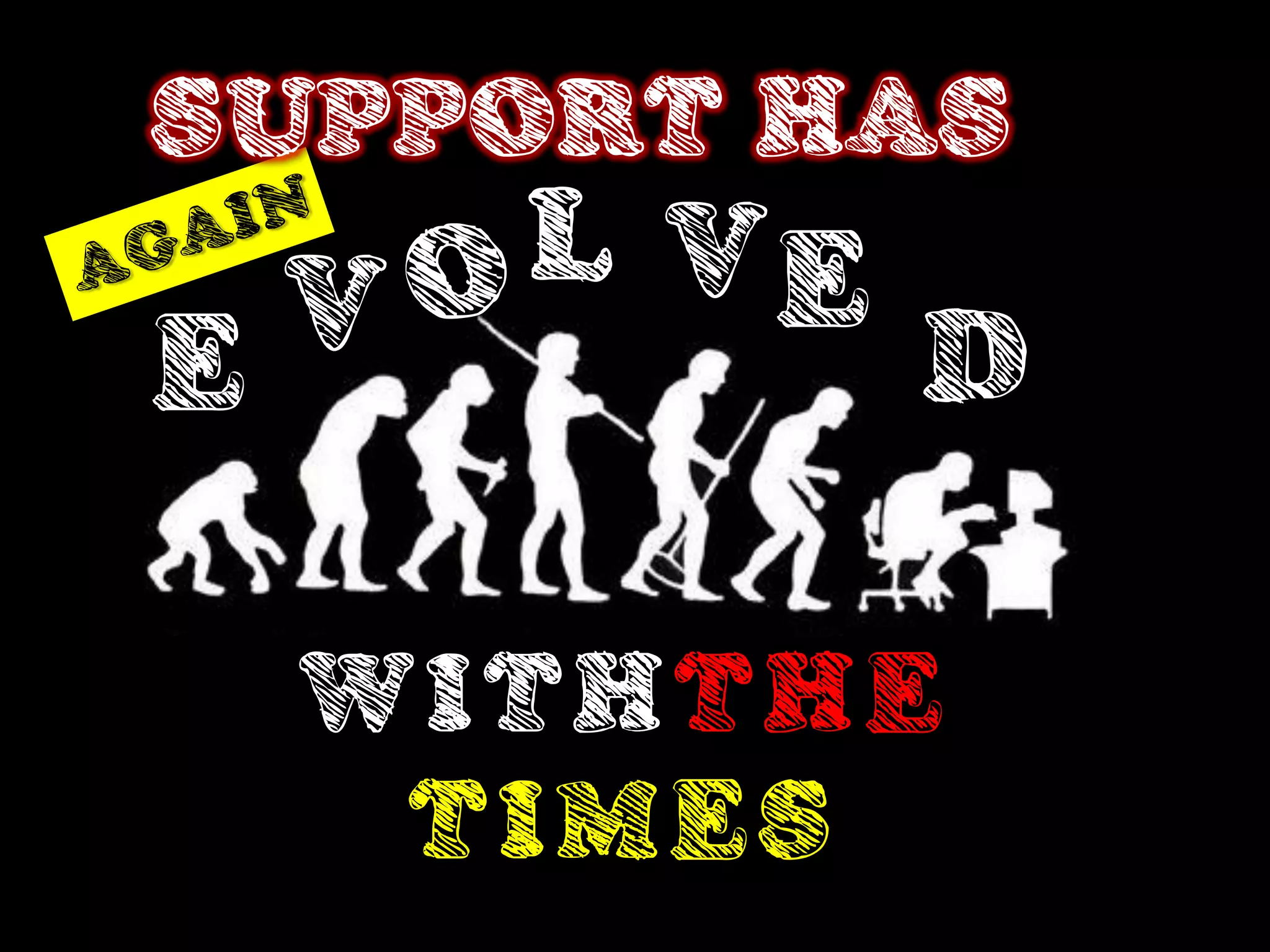 SUPPORT HAS
      O L VE
E   V          D

    WIT H T H E
     TIMES
 
