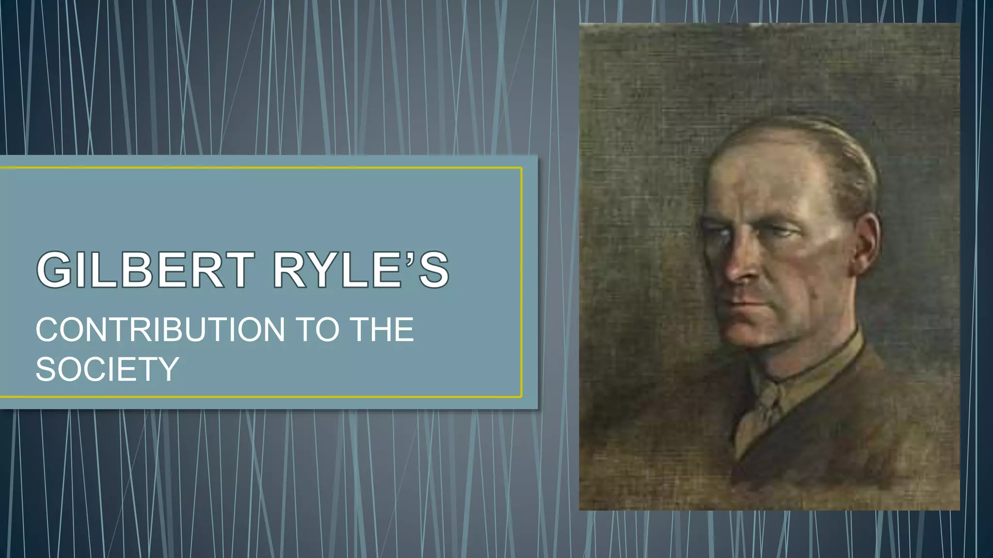 Gilbert Rylew Gilbert ryles | PPTX
