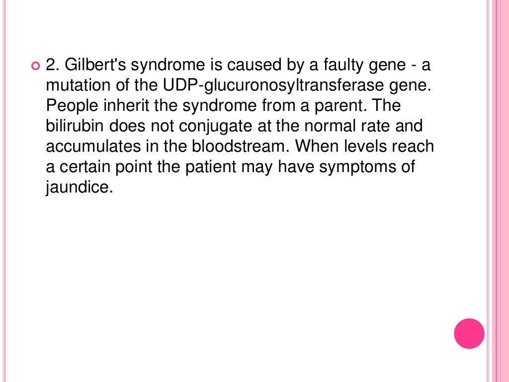 Gilbert syndrome