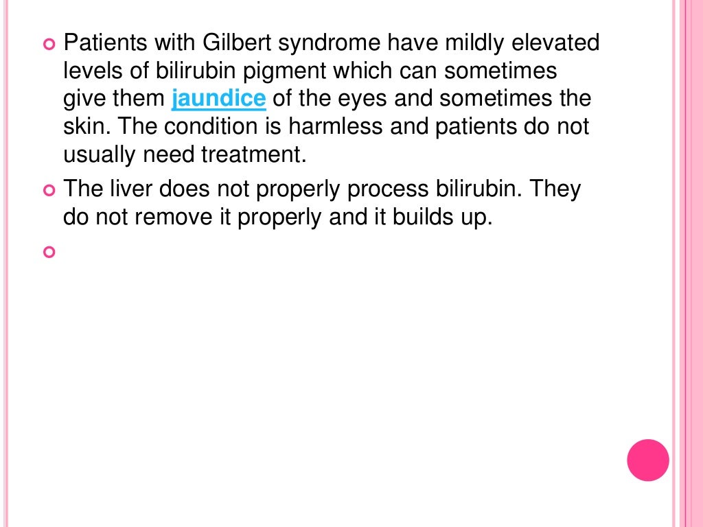 Gilbert syndrome