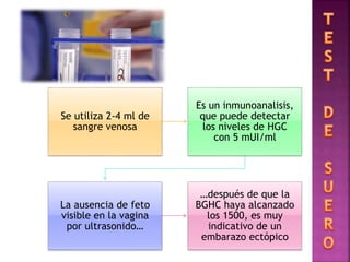 Define test de embarazo prospecto hotsell