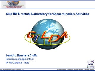 Grid INFN virtual Laboratory for Dissemination Activities Leandro Neumann Ciuffo [email_address] INFN-Catania - Italy 