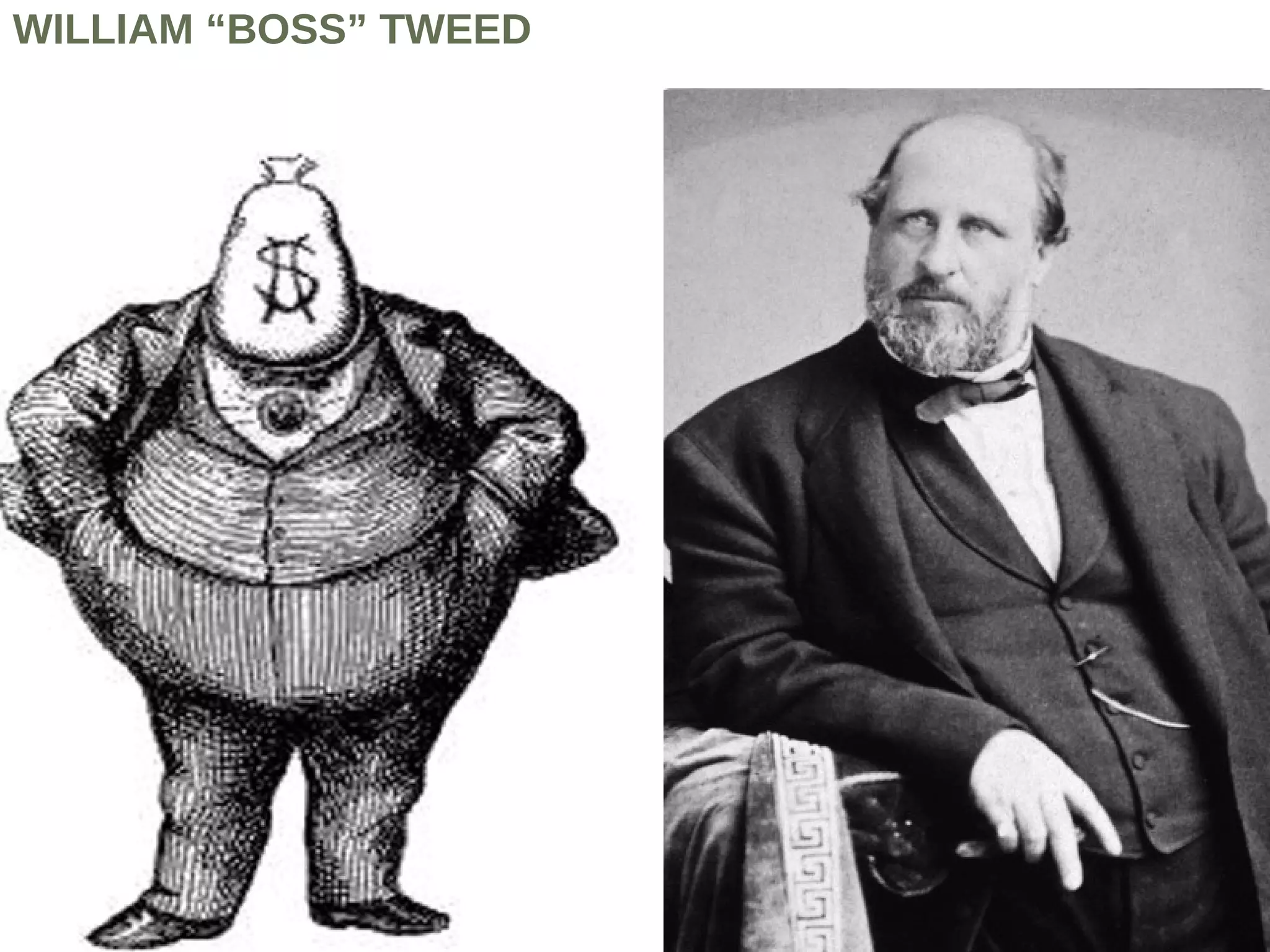 WILLIAM “BOSS” TWEED
 