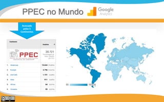 N
PPEC no Mundo
Acessado
pelos 5
Continentes
 