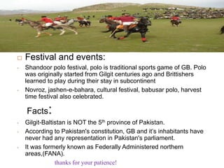 Gilgit baltistan | PPTX