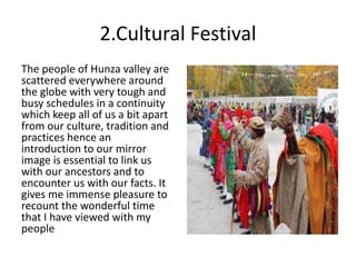 Gilgit baltistan important festivals A Series of Presentation Complied ...