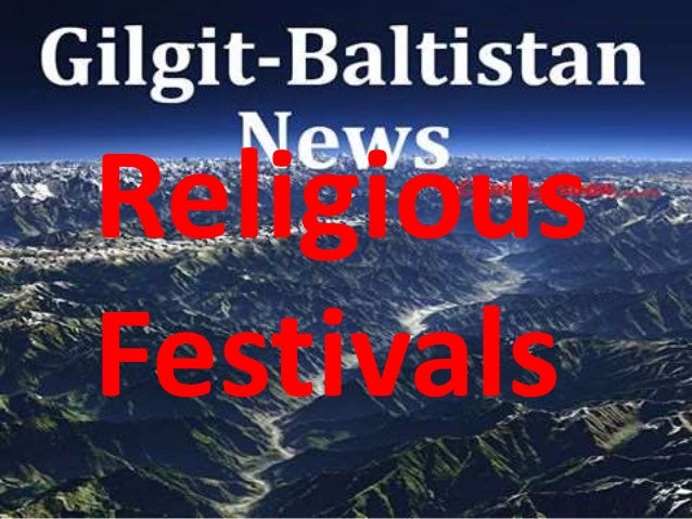 Gilgit baltistan important festivals A Series of 
