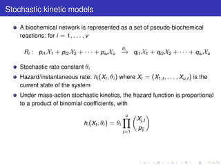 Bayesian Experimental Design for Stochastic Kinetic Models | PDF