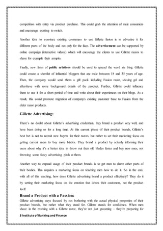 Gillete Final Report Docx