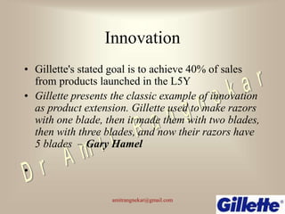 Example Of Razor Gillete HiTech Edge.ppt by the King of Blades | PPT