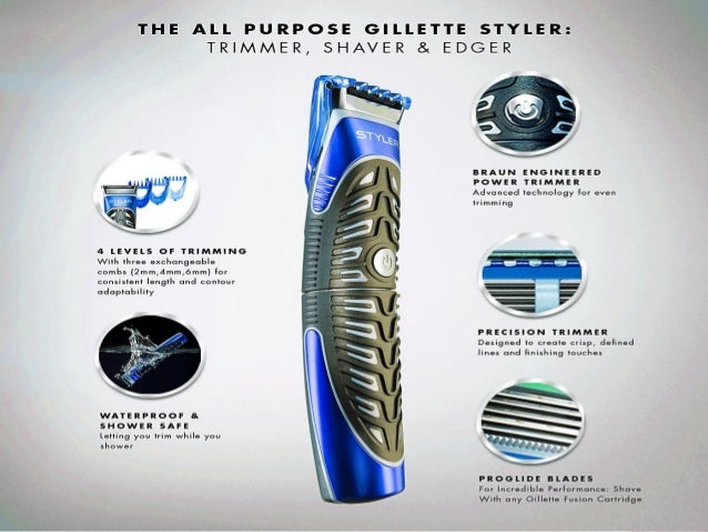 gillette fusion proglide styler manual pdf