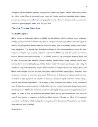 Gillette Marketing Plan Docx
