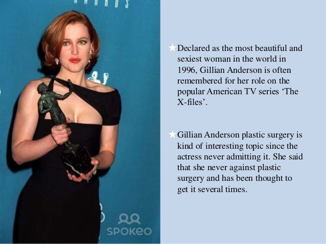 Gillian Anderson Plastic Surgery