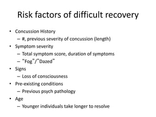Concussion in Sport | PPTX